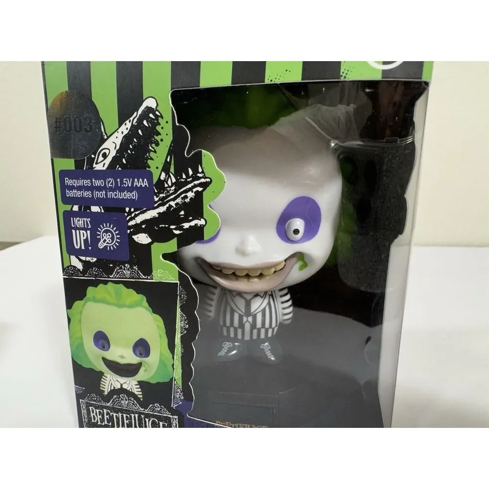 BEETLEJUICE VINYL FIGURE LIGHT 003 LIGHTS UP PALADONE HORROR SERIES 1 NEW IN BOX